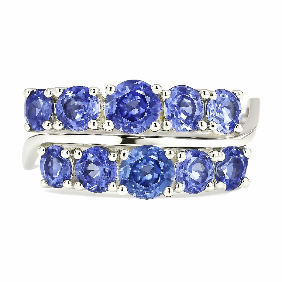 Platinum Sapphire Ring