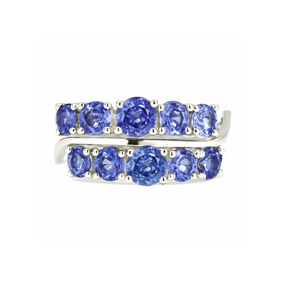 Platinum Sapphire Ring