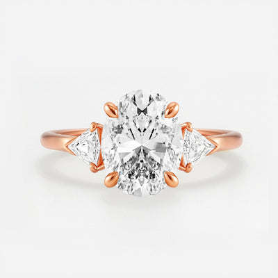 The Alice Ring - Trilogy with Kite Side Stones