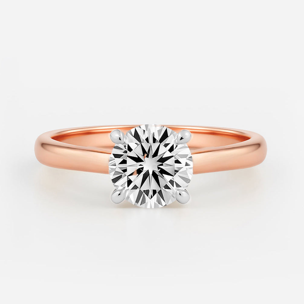The Zara Ring – Cathedral Set Solitaire with Four-Claw Setting