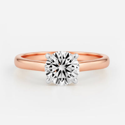 The Zara Ring – Cathedral Set Solitaire with Four-Claw Setting