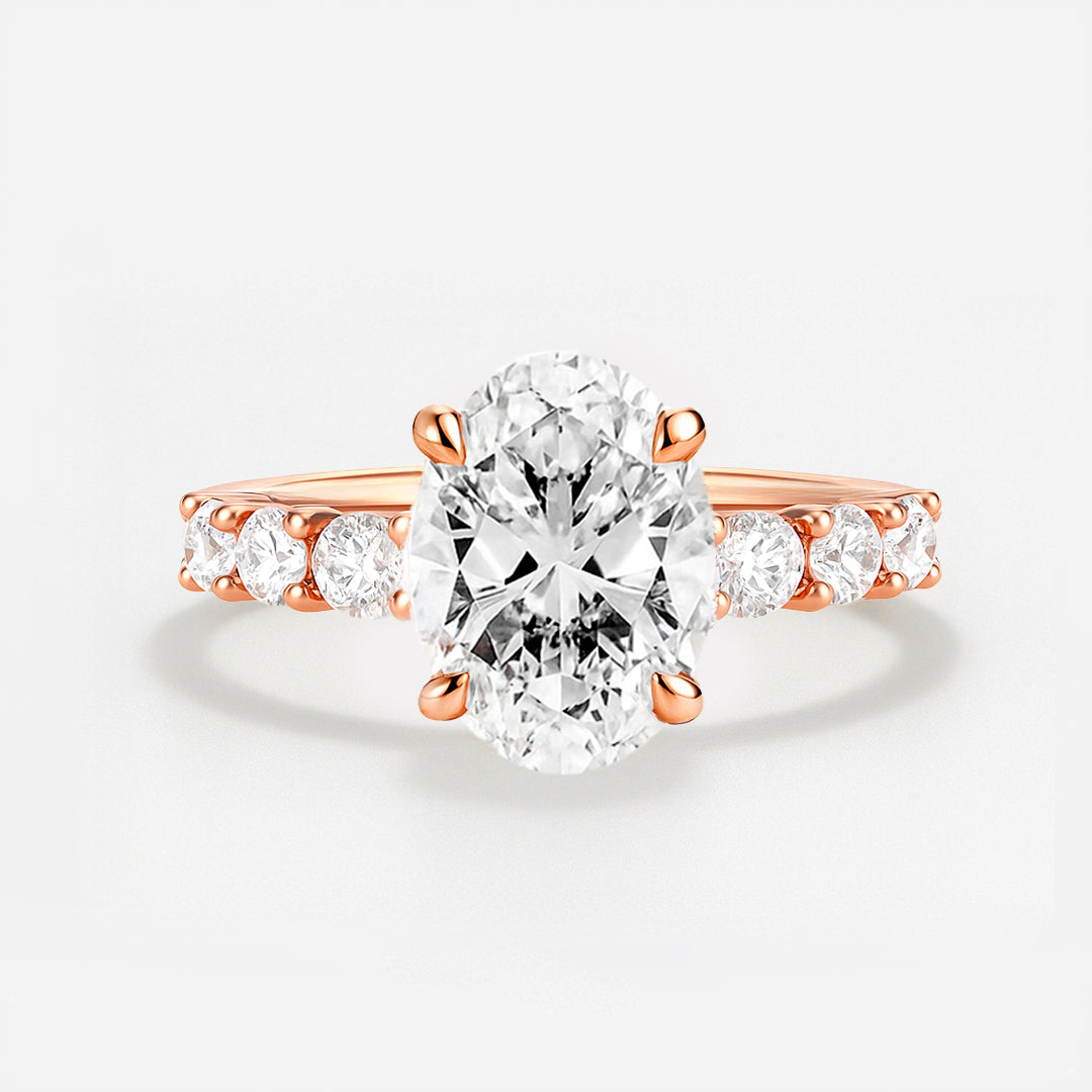 The Paris Ring - Large Diamond Pave Band