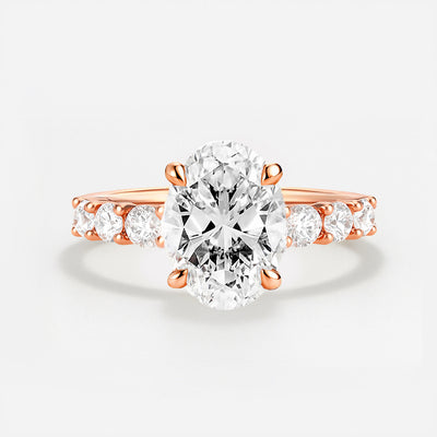 The Paris Ring - Large Diamond Pave Band