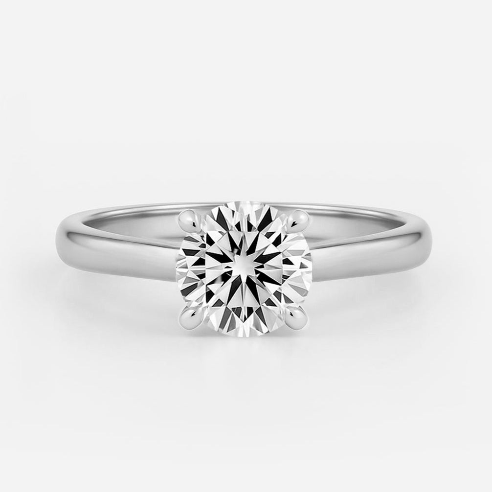 The Zara Ring – Cathedral Set Solitaire with Four-Claw Setting