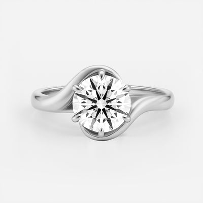 The Chloe Ring - Celtic Style Solitaire