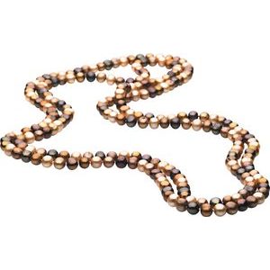 Cultured Dyed Chocolate Freshwater Pearl Rope 72" Necklace