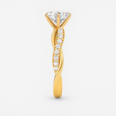 The Ellie Ring - Twist Lab Grown Diamond