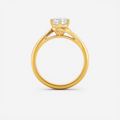 The Chloe Ring - Celtic Style Solitaire