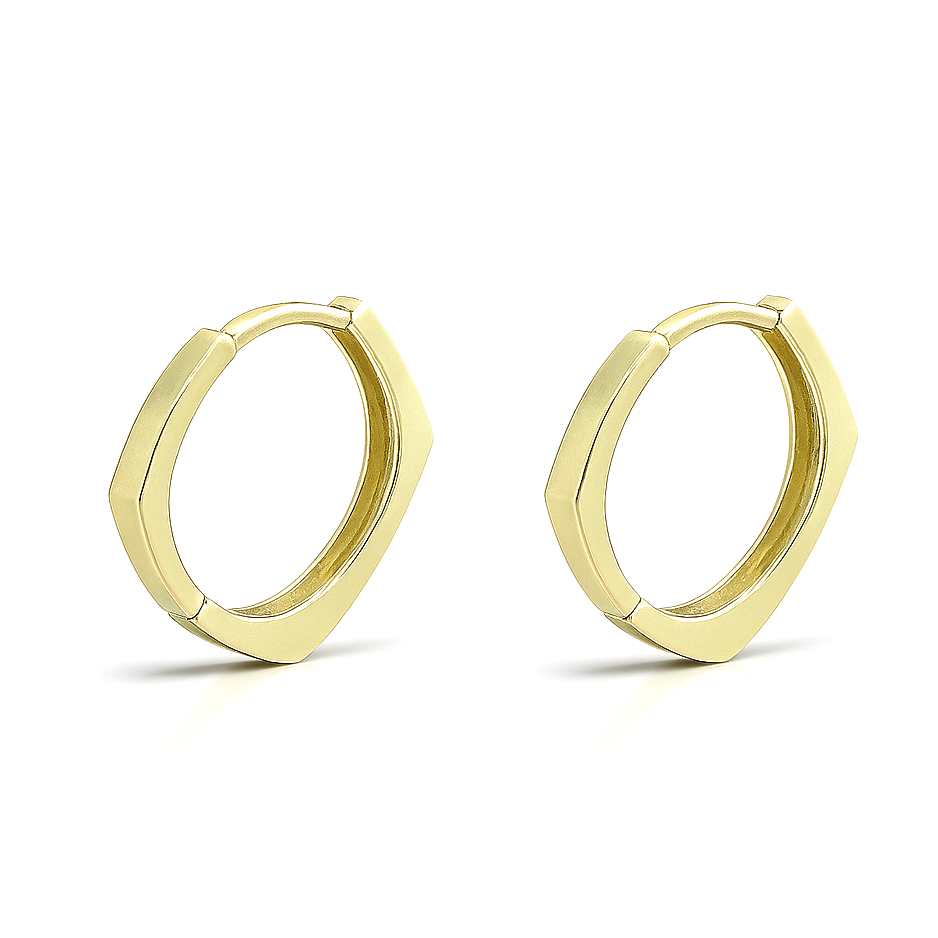 9K Yellow or White, Rose Gold Earrings