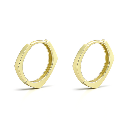 9K Yellow or White, Rose Gold Earrings