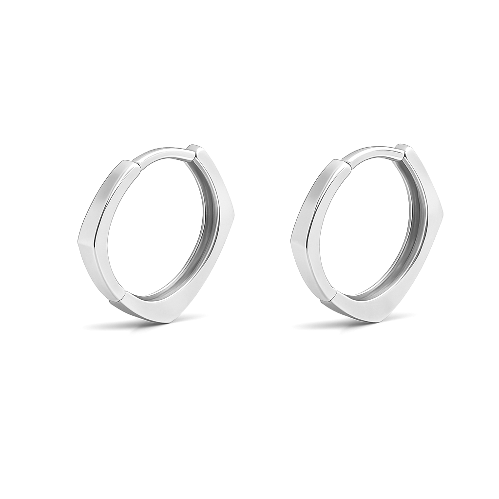 9K Yellow or White, Rose Gold Earrings