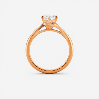 The Chloe Ring - Celtic Style Solitaire