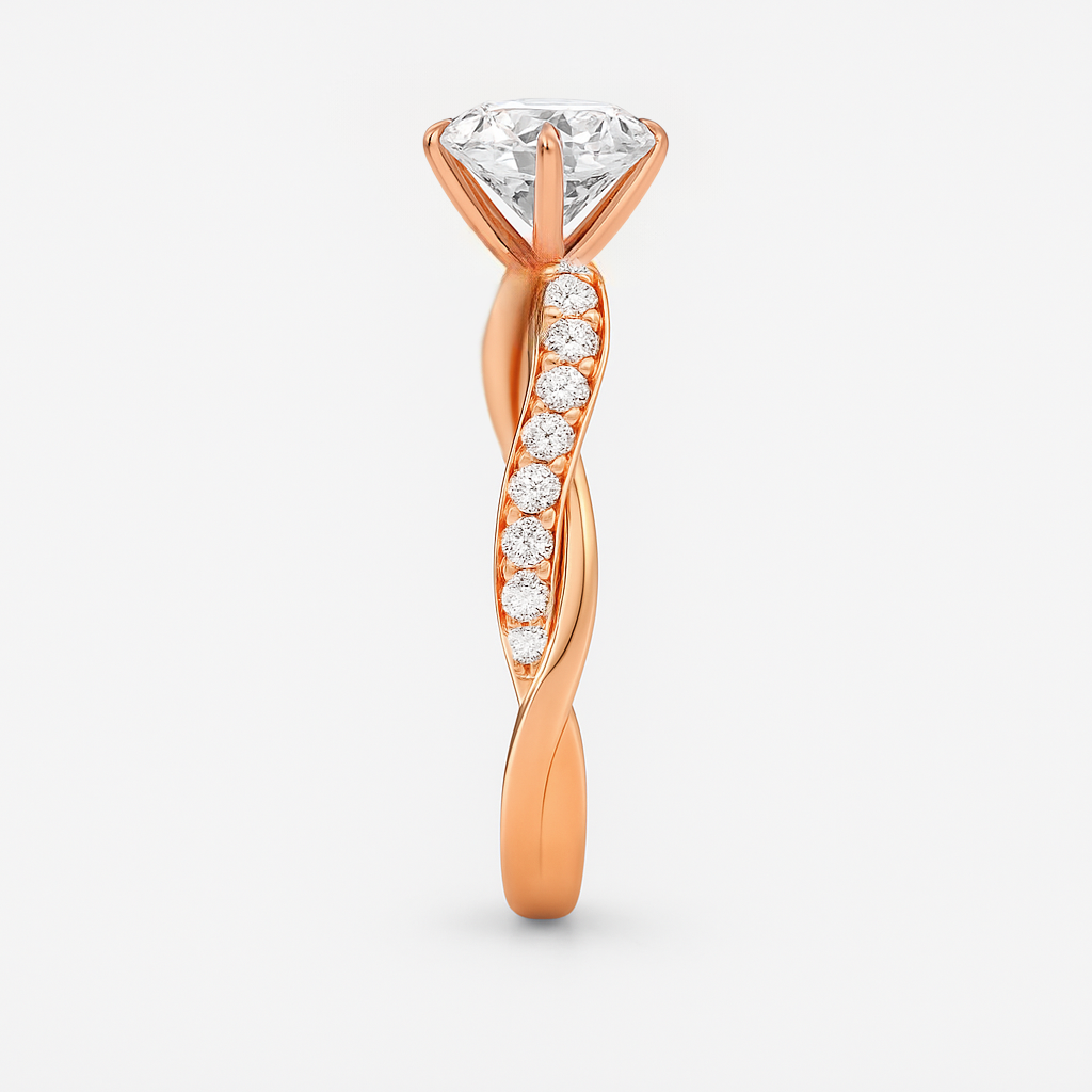 The Ellie Ring - Twist Lab Grown Diamond