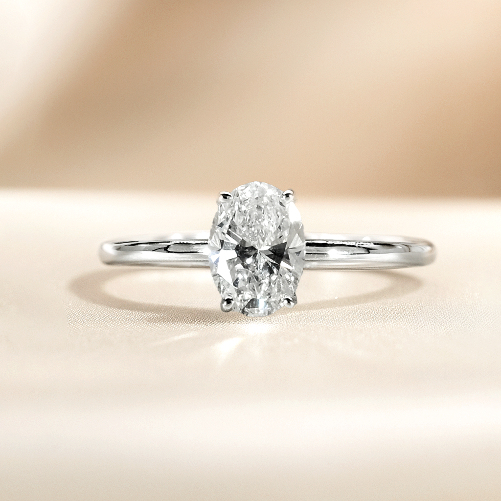 The Venice Ring - 1.00ct Oval Lab Grown Diamond