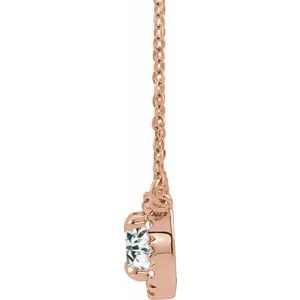 14K Yellow, White, Rose Gold  0.625 CTW Lab-Grown Diamond French-Set 40-45cm Necklace