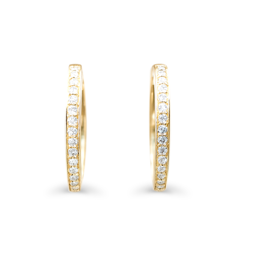 9K Yellow Gold 0.33ct Lab Grown Diamond Earrings