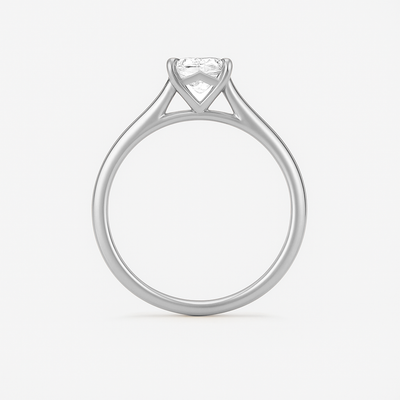 The Victoria Ring - Cathedral Princess Solitaire - Lab Grown Diamond