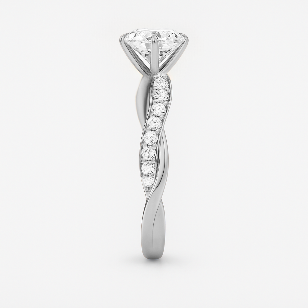 The Ellie Ring - Twist Lab Grown Diamond