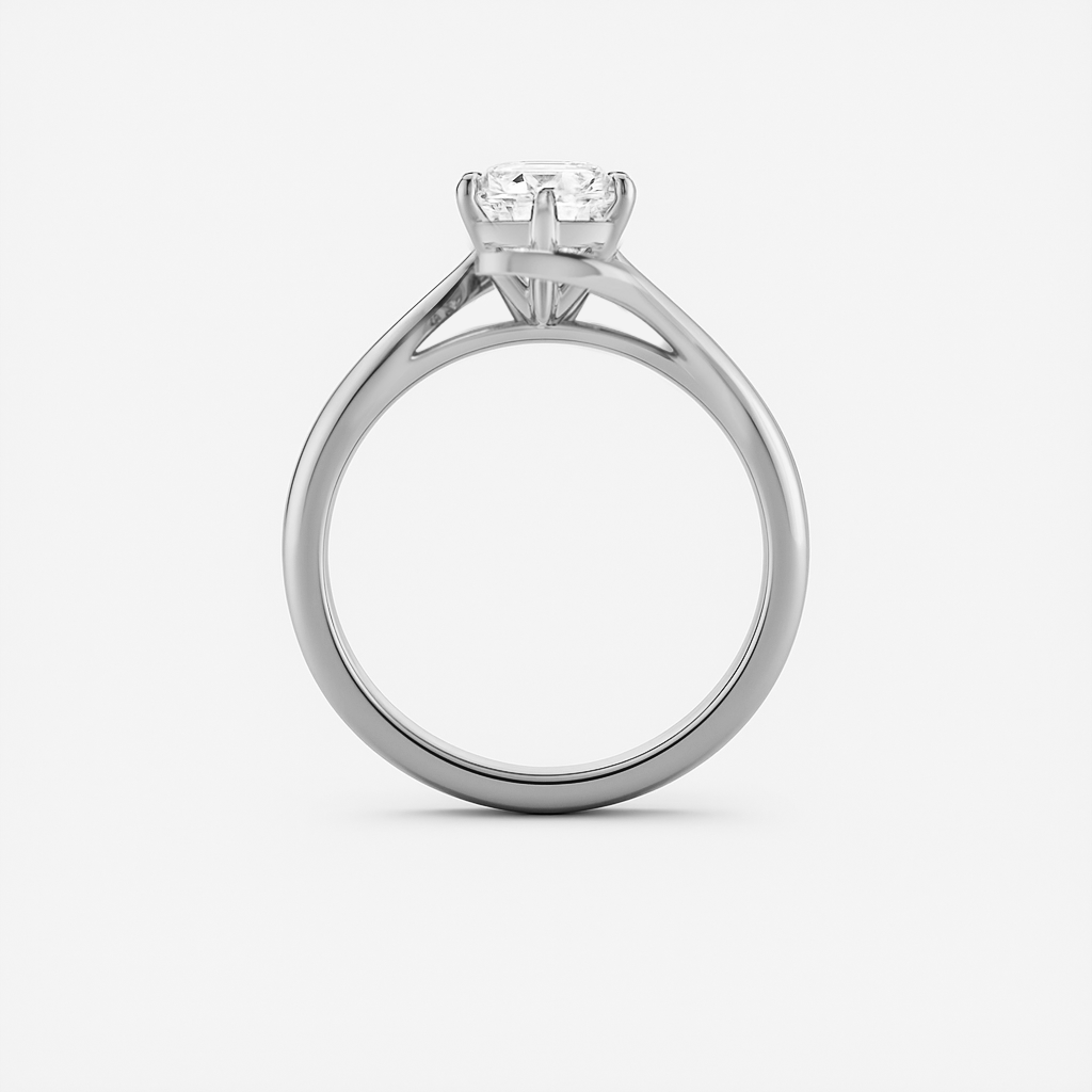 The Chloe Ring - Celtic Style Solitaire