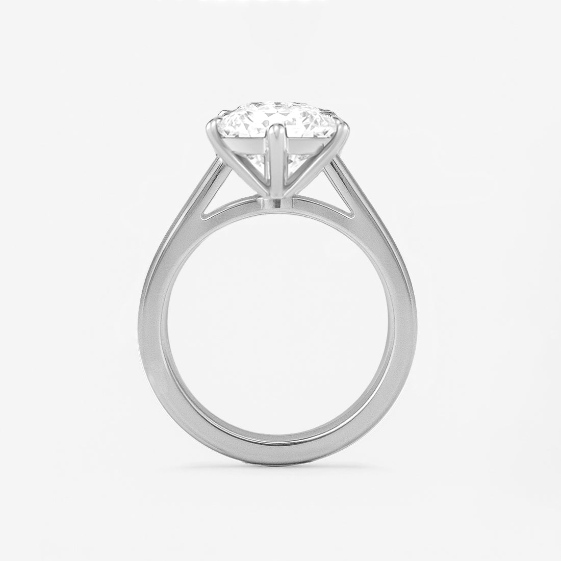 The Celine Ring – Cathedral Set Solitaire with Six-Claw Setting