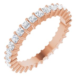 1 CTW Diamond Square Eternity Band