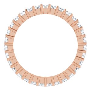 1 CTW Diamond Square Eternity Band