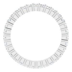 1 CTW Diamond Square Eternity Band