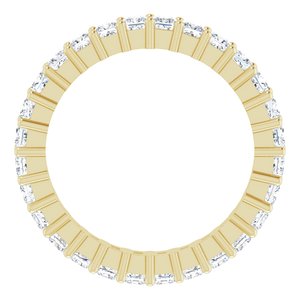 1 3/8 CTW Diamond Square Eternity Band