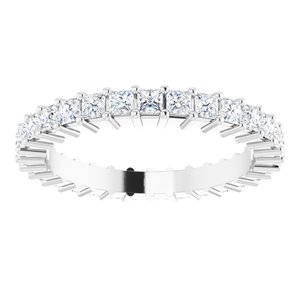 1 CTW Diamond Square Eternity Band