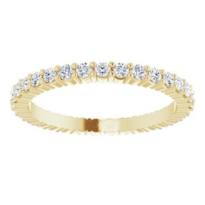 14K Yellow 1/2 CTW Lab-Grown Diamond Eternity Band