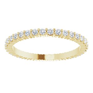 14K Yellow 1/2 CTW Lab-Grown Diamond Eternity Band