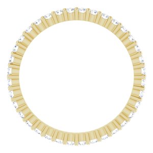 14K Yellow 1/2 CTW Lab-Grown Diamond Eternity Band