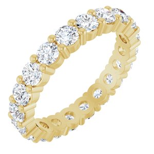 14K Yellow 2 1/8 CTW Lab-Grown Diamond Eternity Band