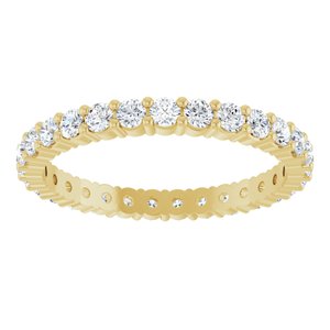 14K Yellow 7/8 CTW Lab-Grown Diamond Eternity Band