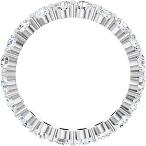 14K White 1 3/4 CTW Lab-Grown Diamond Eternity Band