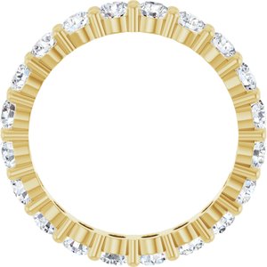 14K Yellow 1 3/4 CTW Lab-Grown Diamond Eternity Band