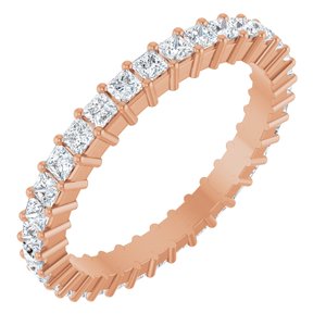 1 1/5 CTW Diamond Square Eternity Band