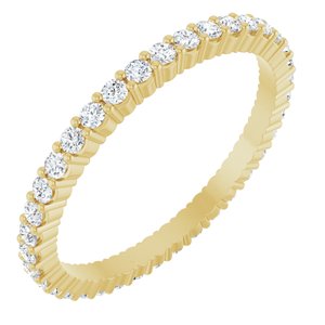 14K Yellow 1/2 CTW Lab-Grown Diamond Eternity Band