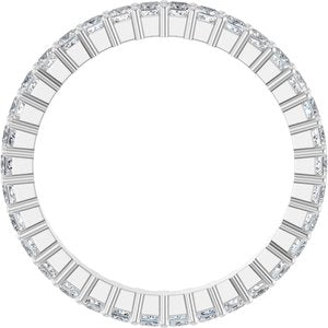 1 1/5 CTW Diamond Square Eternity Band