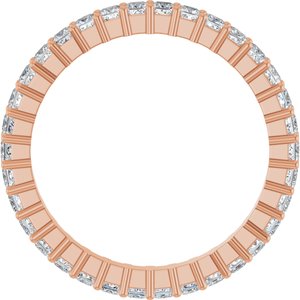 1 1/5 CTW Diamond Square Eternity Band