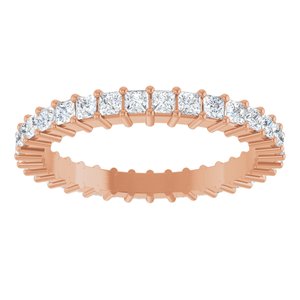 1 1/5 CTW Diamond Square Eternity Band