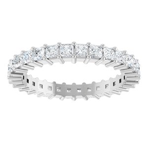 1 3/8 CTW Diamond Square Eternity Band