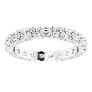 14K White 1 3/4 CTW Lab-Grown Diamond Eternity Band