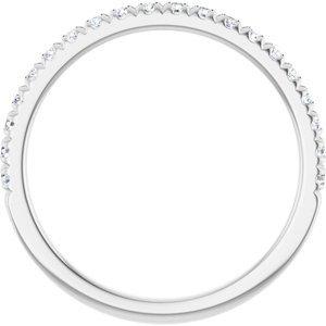 14K White 1/4 CTW Natural Diamond Anniversary Band