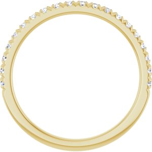 14K Yellow 1/4 CTW Natural Diamond Anniversary Band