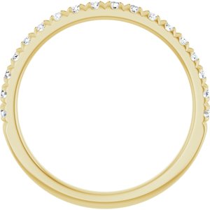 14K Yellow 1/3 CTW Natural Diamond Anniversary Band