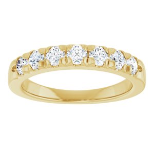 14K Yellow 3/4 CTW Natural Diamond Anniversary Band