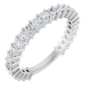 Platinum 1 1/4 CTW Natural Diamond Anniversary Band