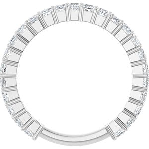 Platinum 1 1/4 CTW Natural Diamond Anniversary Band