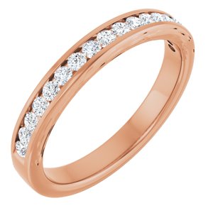 Rose Gold 1/4 CTW Diamond Anniversary Band